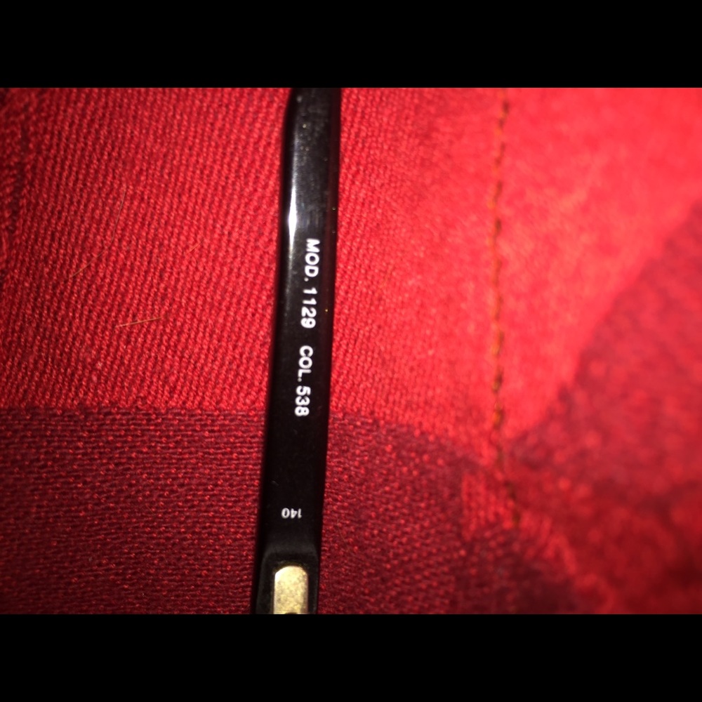 Vintage Marcolin sunglasses. Black with red brow - Picture 4 of 6